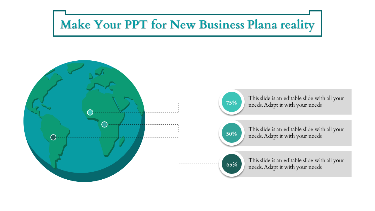 Global Model PPT For New Business Plan Template